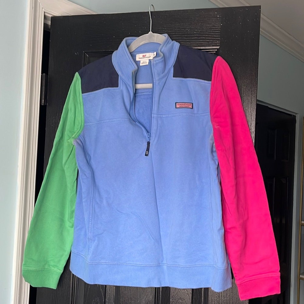 Vineyard Vines Blue, Green, and Pink Shep Shirt